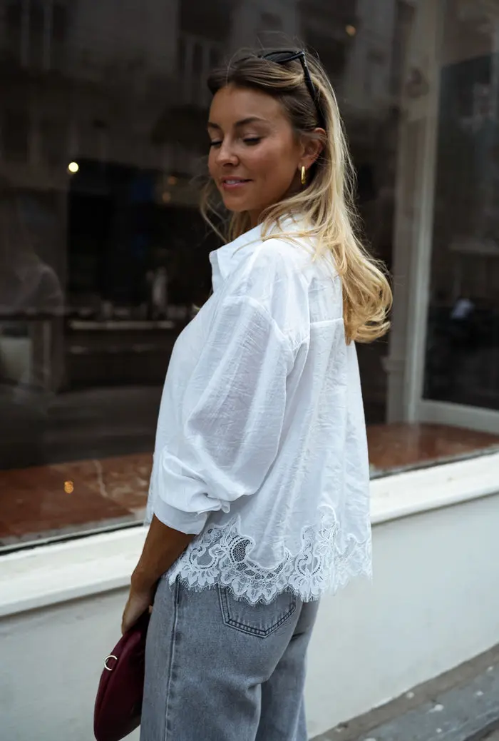 Ecru Ivan Lace Shirt