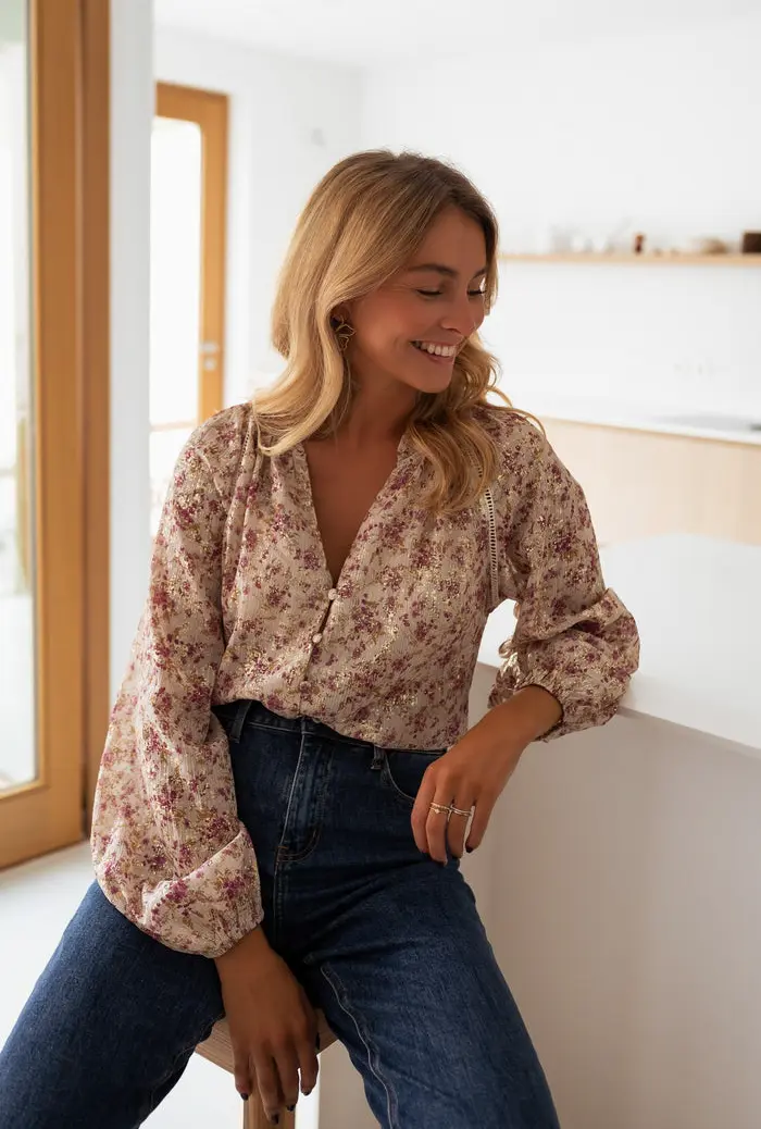 Beige Lane Blouse