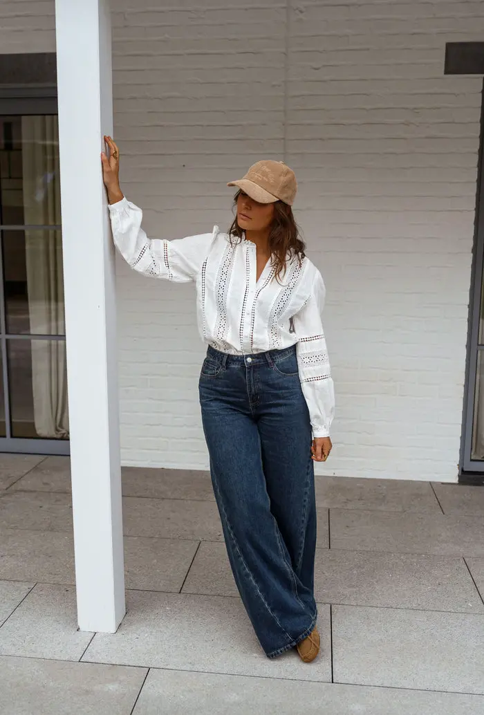 White Grain Blouse