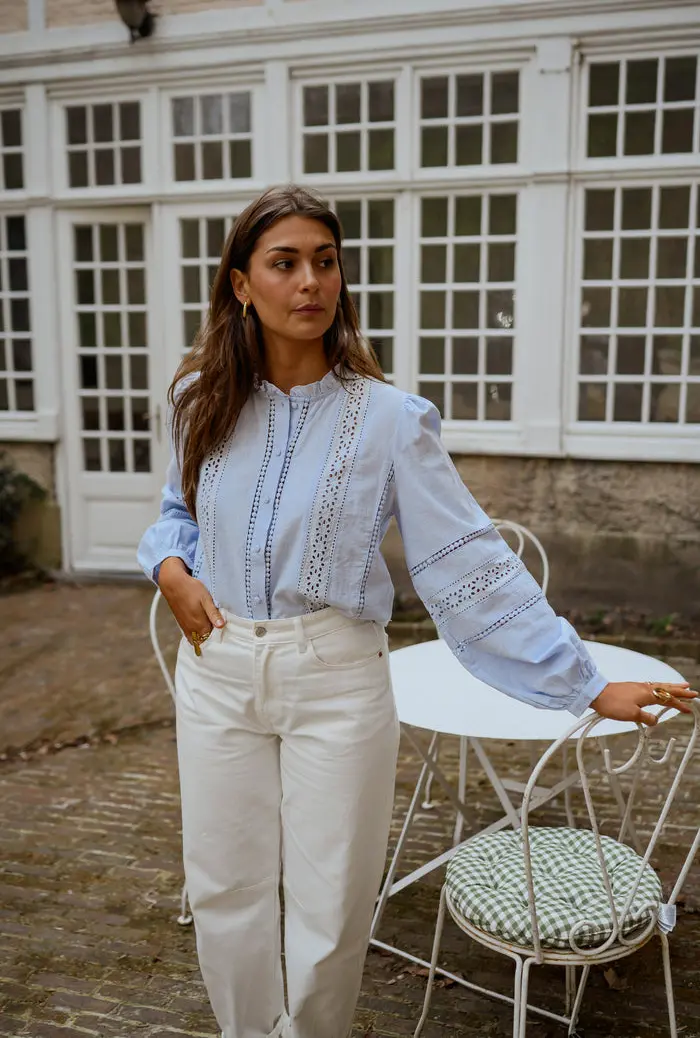 Blue Grain Blouse