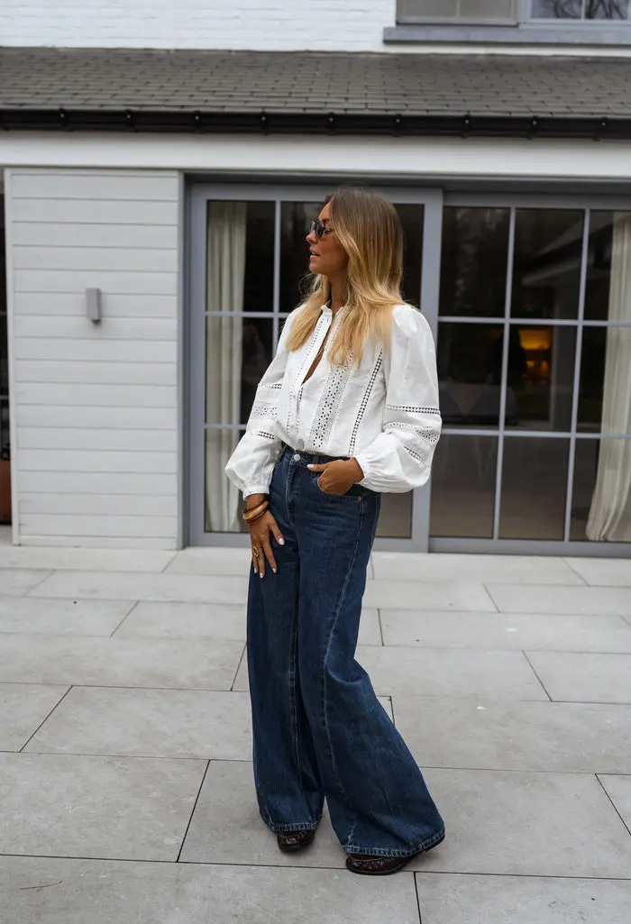 White Grain Blouse