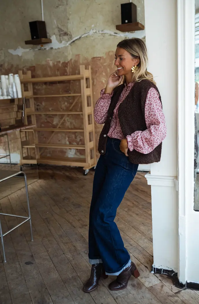 Pink Patterned Natacha Shirt