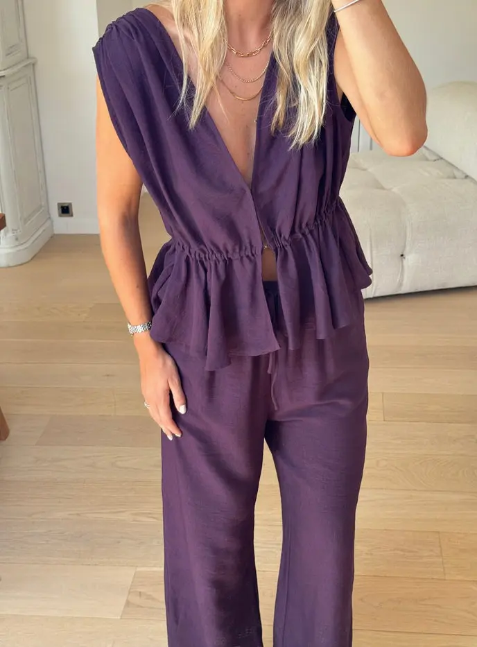 Purple Nola Top
