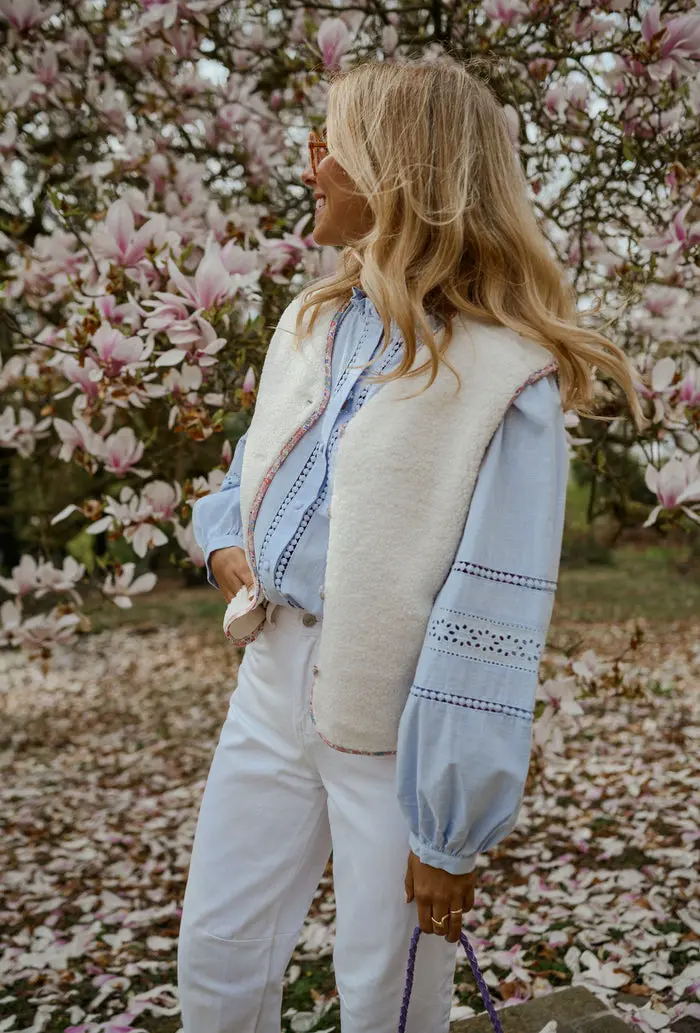 Blue Grain Blouse