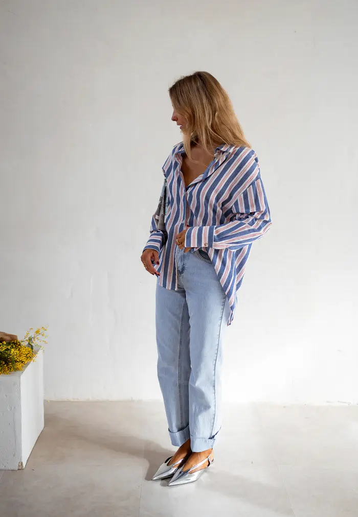 Blue Striped Sally Shirt