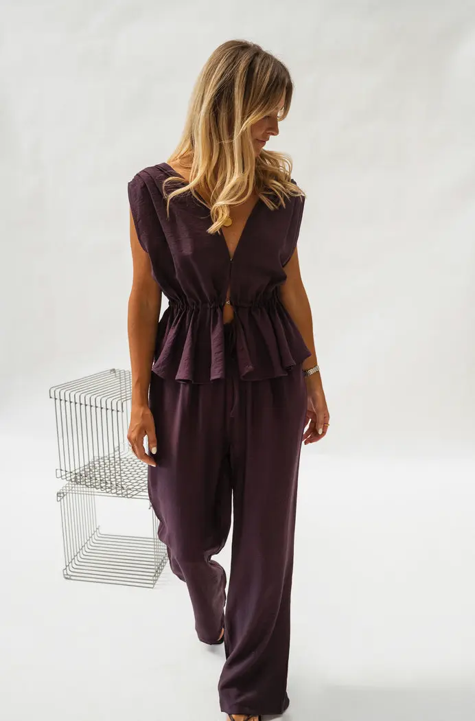 Purple Nola Top