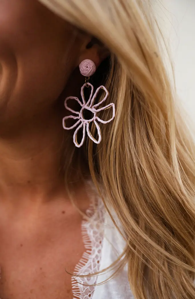 Pink Anik Earrings