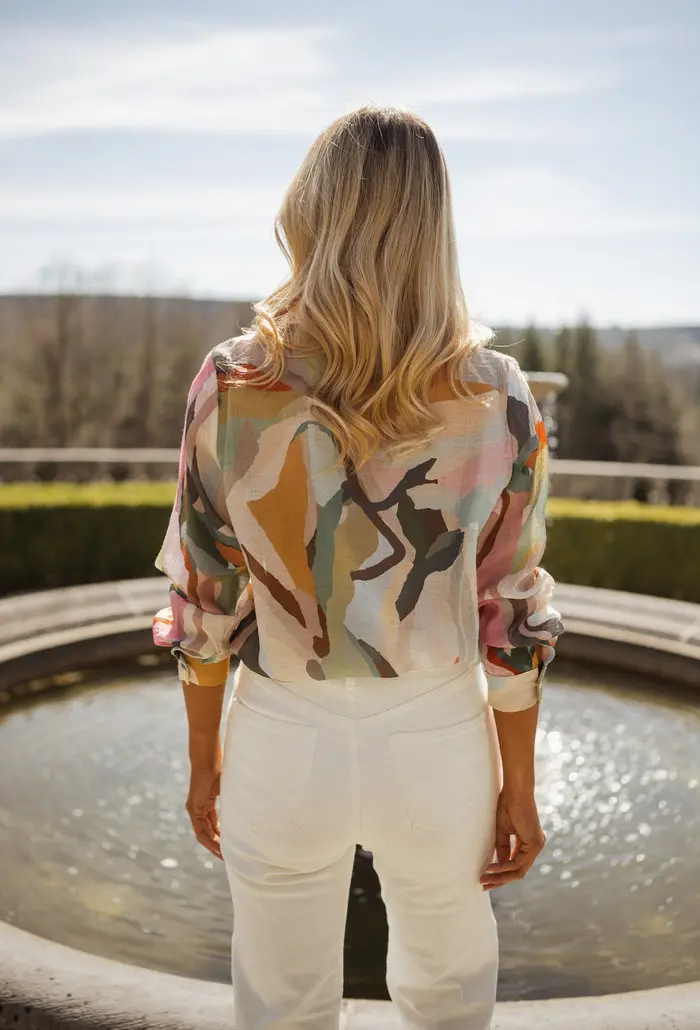 Patterned Babou Shirt