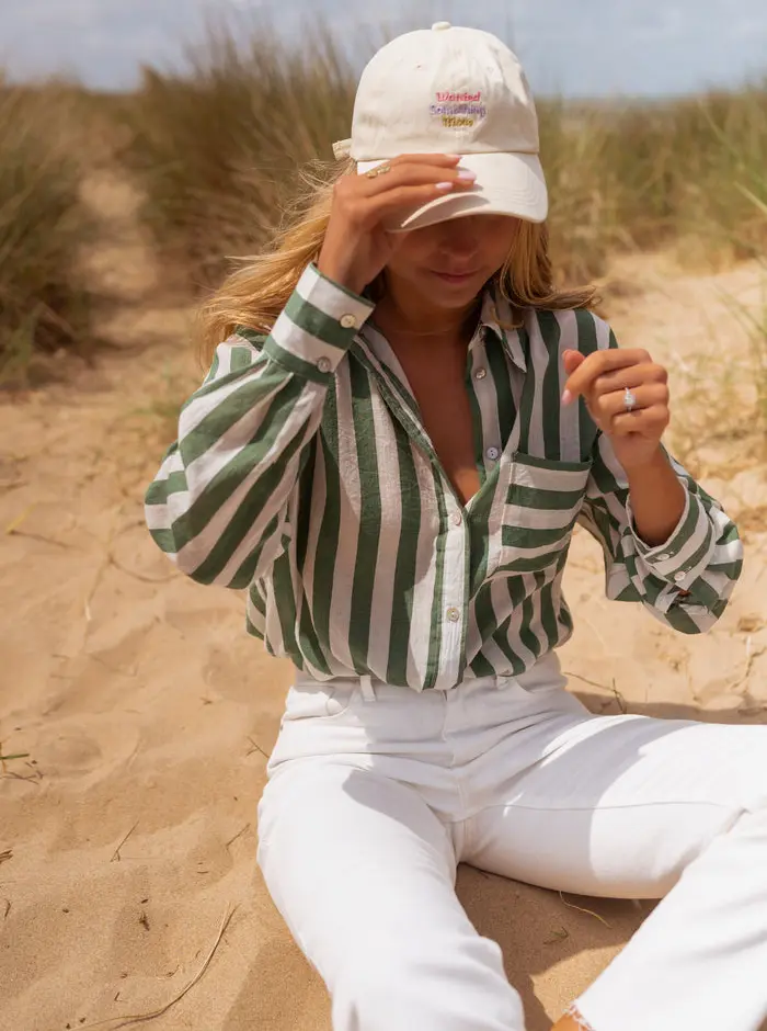 Green Striped Benza Shirt