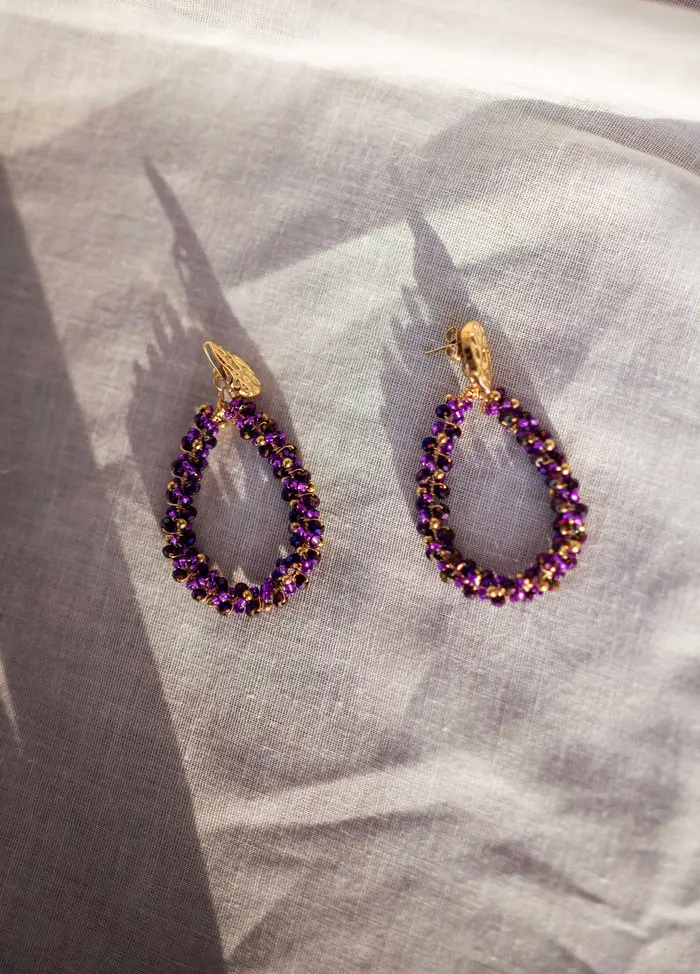 Purple Moreno Earrings