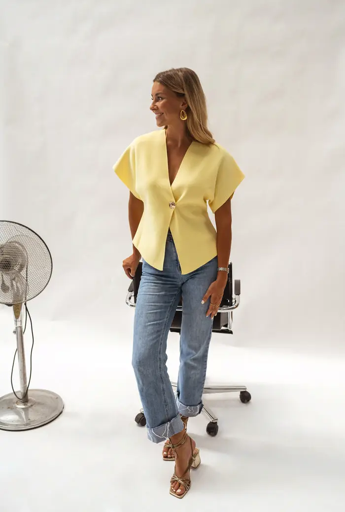 Yellow Laurine Blouse