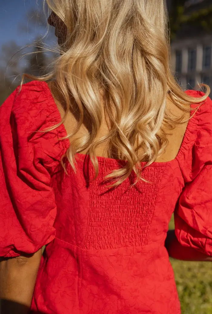 Red Mia Dress