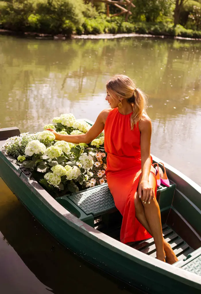Orange Tory Dress