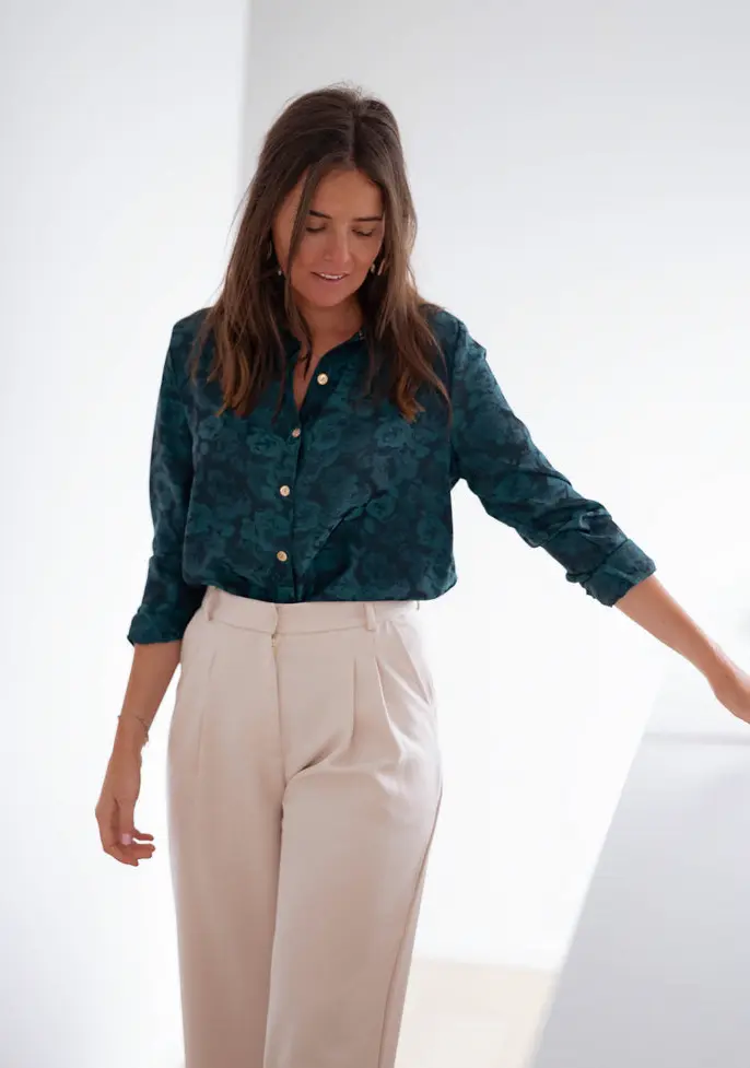 Green and Blue Paula Shirt