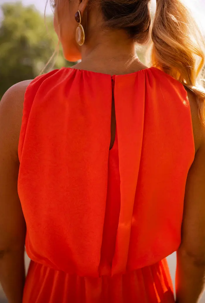 Orange Tory Dress
