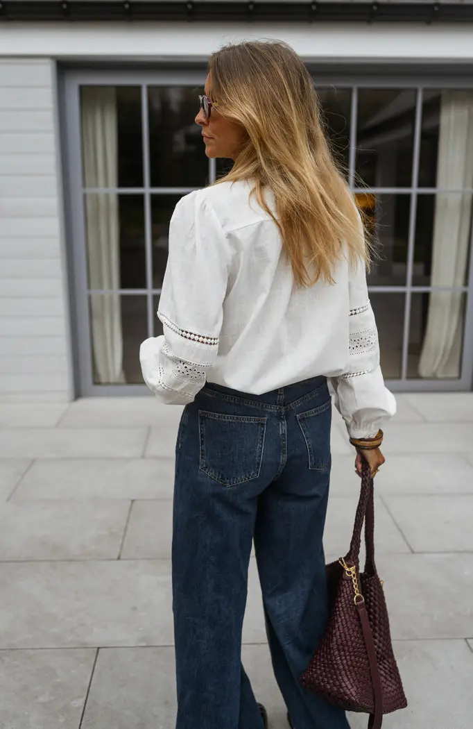 White Grain Blouse