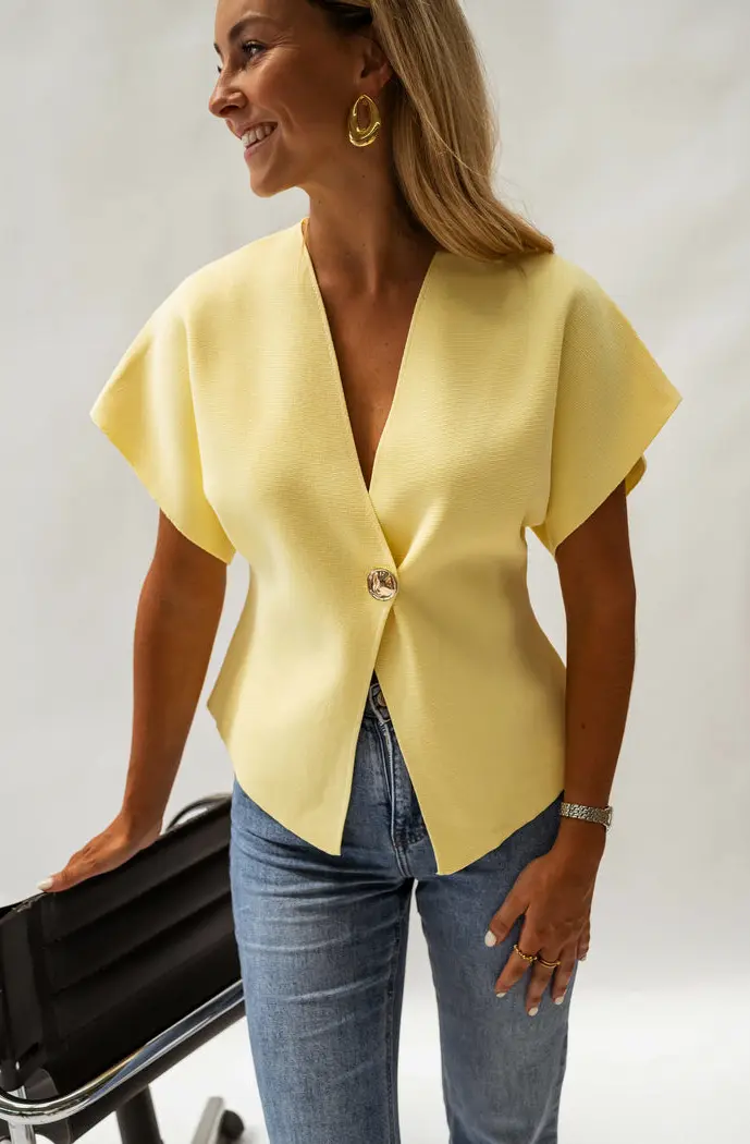 Yellow Laurine Blouse