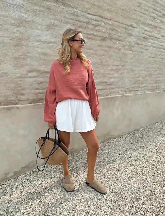 Terracotta Babs Blouse