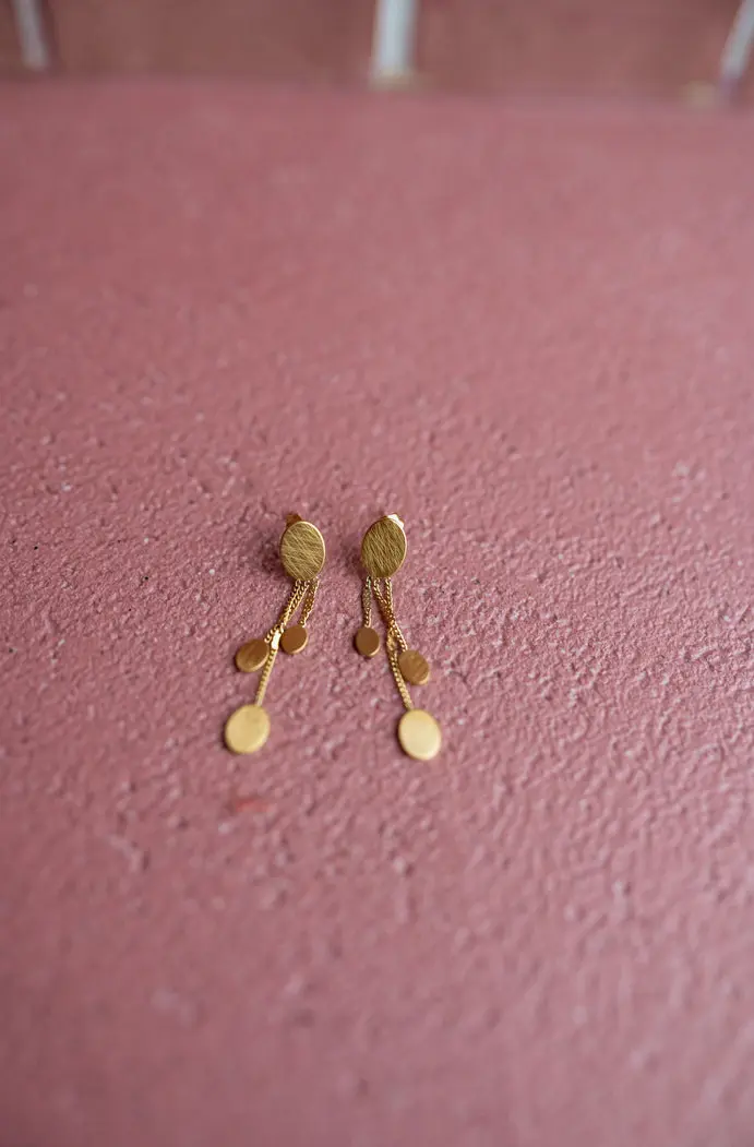 Golden Ponyo Earrings
