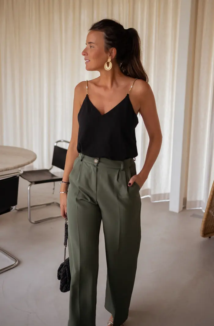 Black Lacty Top