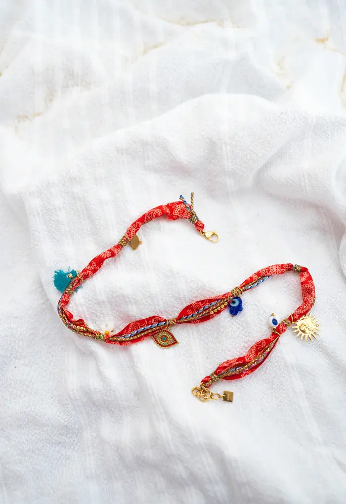 Red and Golden Louny Bracelet