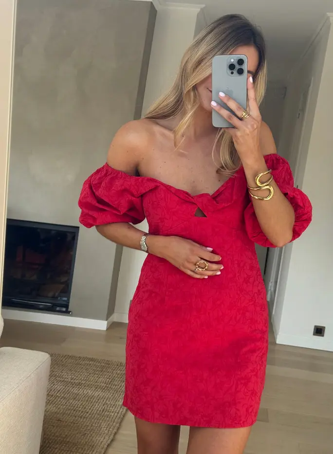 Red Mia Dress