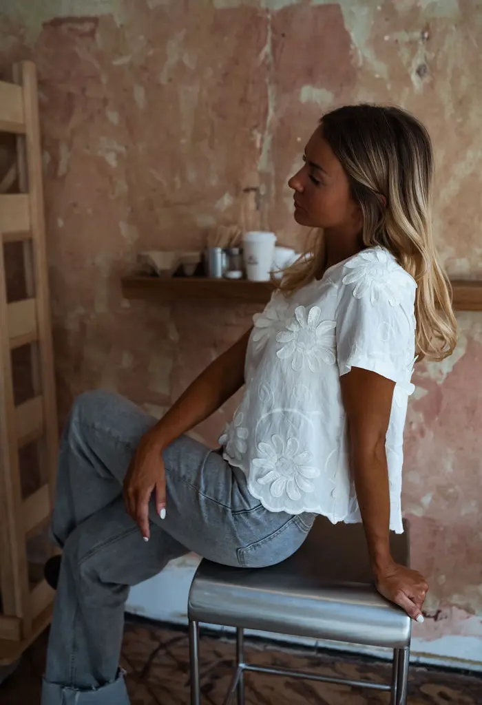 Ecru Ellea Blouse