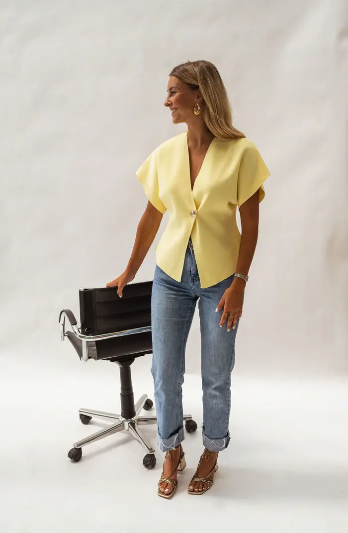 Yellow Laurine Blouse