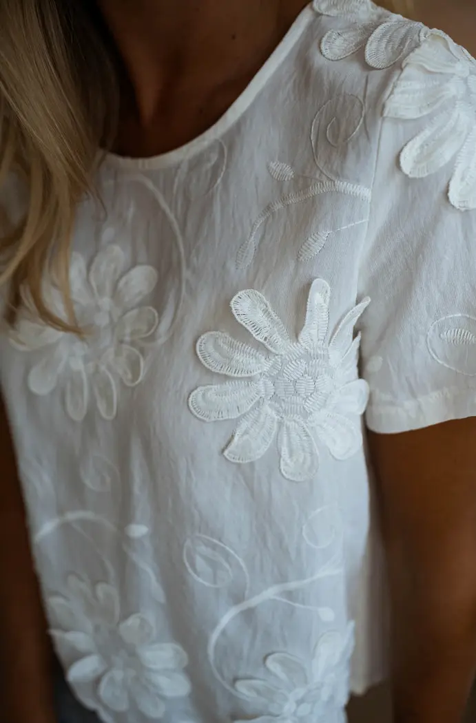 Ecru Ellea Blouse