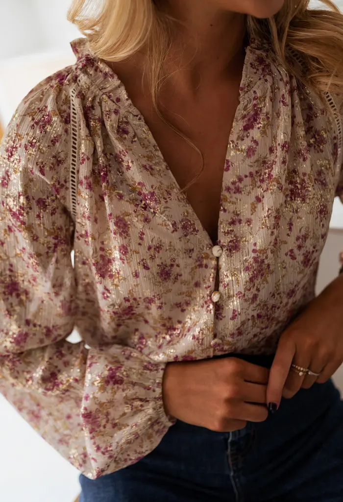 Beige Lane Blouse