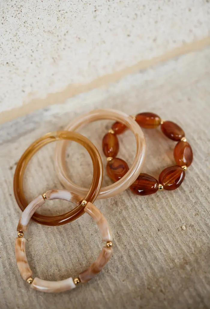 Beige and Brown Kaly Bracelet