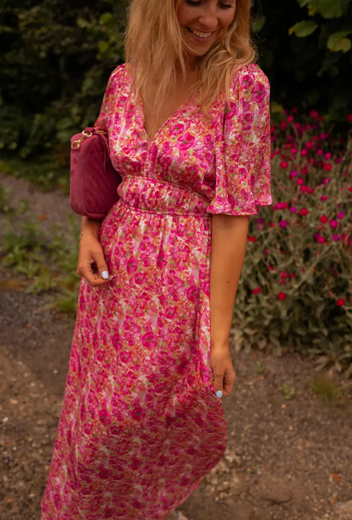 Floral Pink Daphne Dress