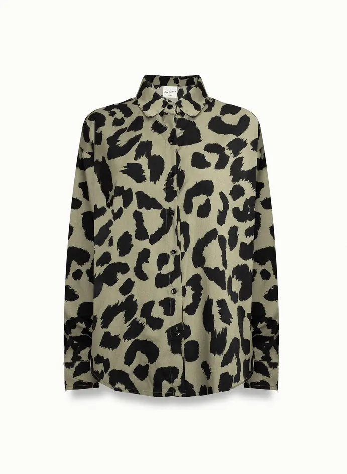 Khaki Leopard Tymou Shirt
