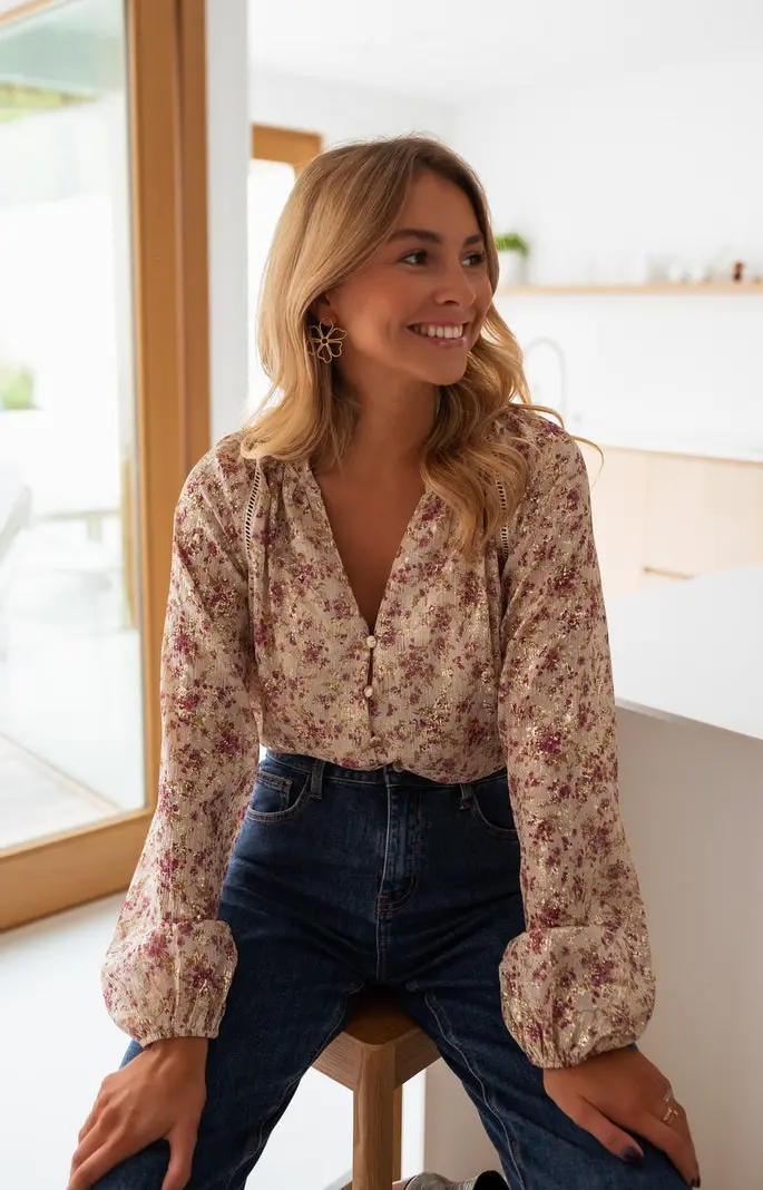 Beige Lane Blouse