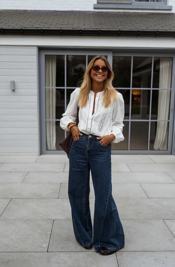 White Grain Blouse