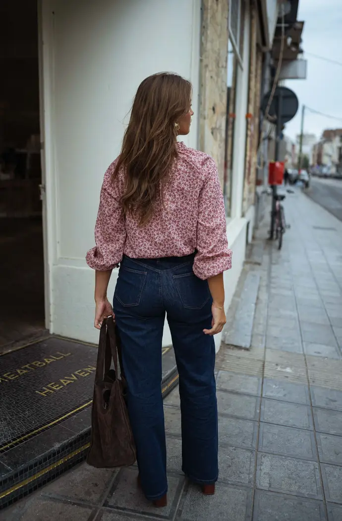 Pink Patterned Natacha Shirt