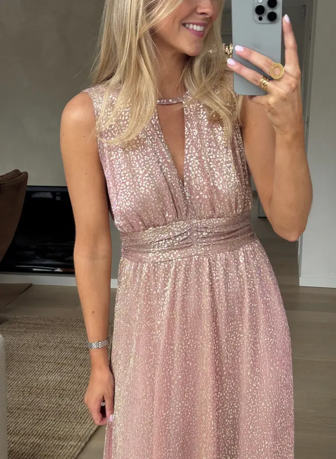 Pink and Gold Cloe Dress