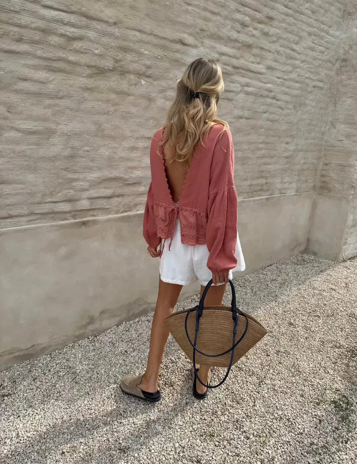 Terracotta Babs Blouse