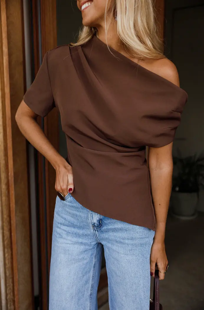 Chocolate Maria Blouse