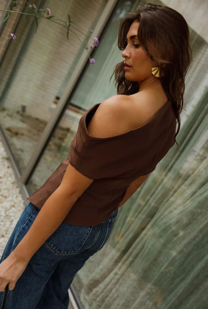 Chocolate Maria Blouse