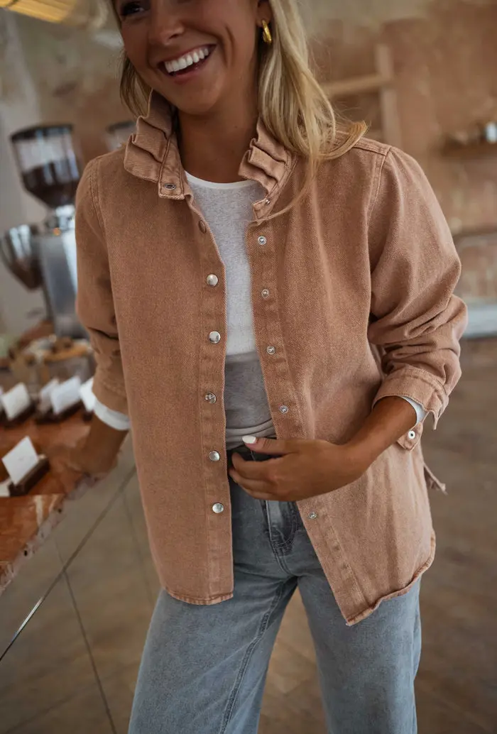 Camel Gabin Overshirt