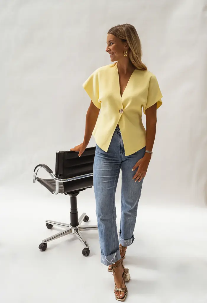 Yellow Laurine Blouse