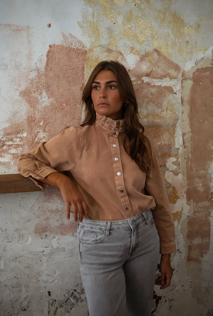 Camel Gabin Overshirt