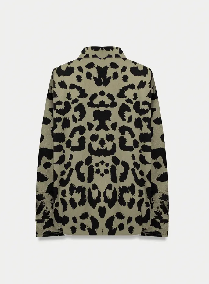 Khaki Leopard Tymou Shirt