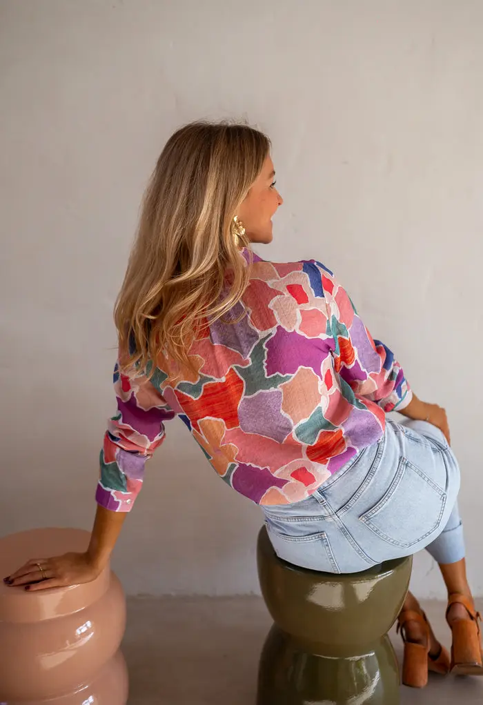 Patterned Hadri Shirt