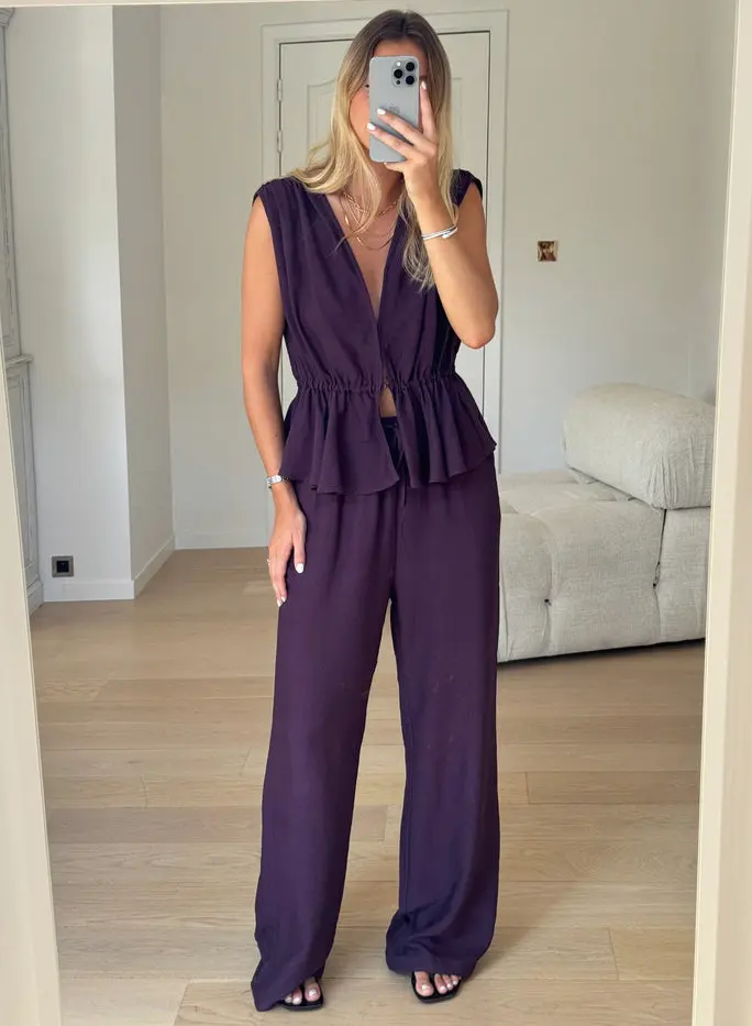 Purple Nola Top