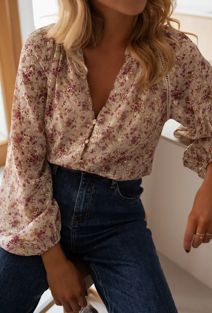 Beige Lane Blouse