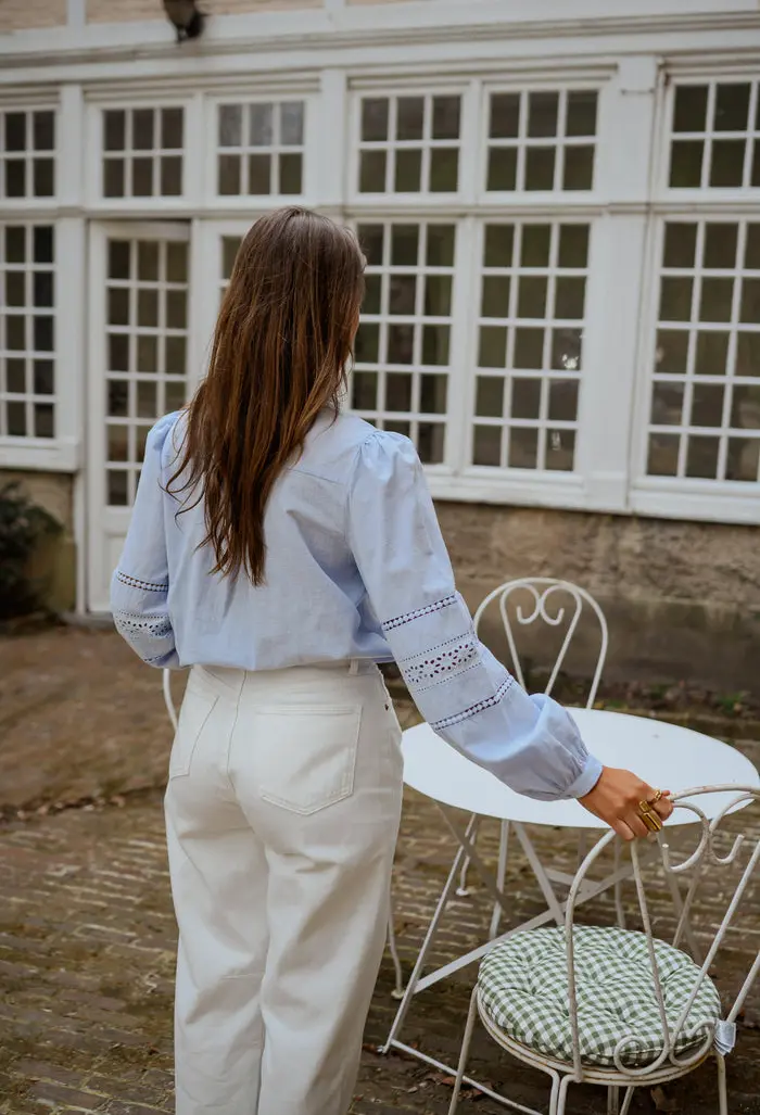 Blue Grain Blouse