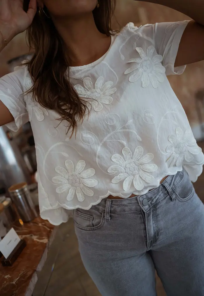 Ecru Ellea Blouse