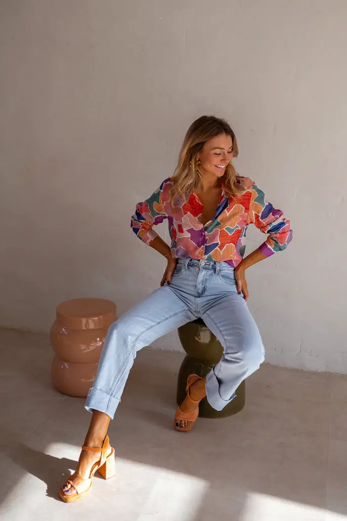 Patterned Hadri Shirt